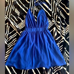 embrace Blue Cocktail/Wedding Dress Size L